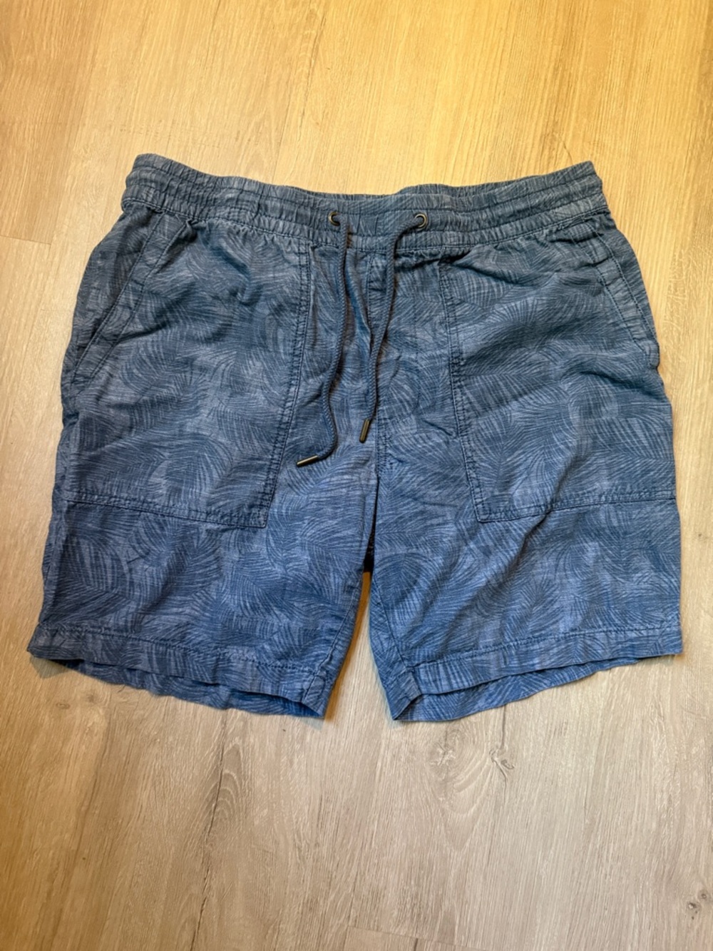 Men's Navy Drawstring Shorts